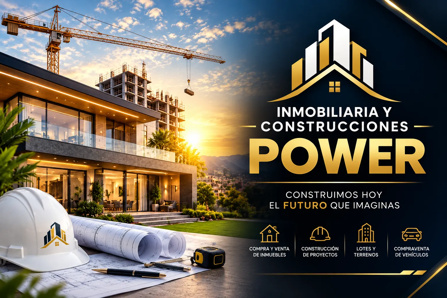 Proyecto Inmobiliaria y Construcciones Power (Construcciones) desarrollado por Naxor Web